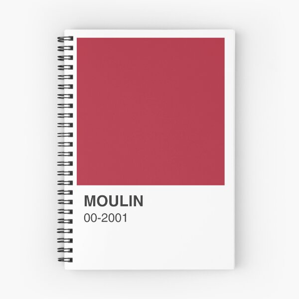 Item preview, Moulin Movie Rouge Red Colour Swatch - White Border designed and sold by The Colourful Game.