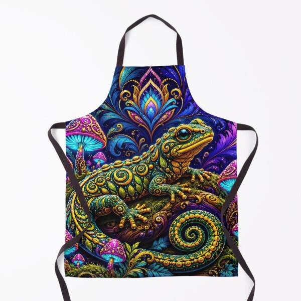 Item preview, Lab Visions 121: Salamander Fractal Mushroom Forest designed and sold by The Psychedelic Anarchist.