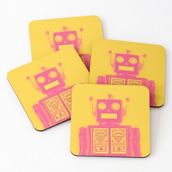 Item preview, Colorful Mid Century Modern Retro Robot Pop Art designed and sold by Volt Junkies.