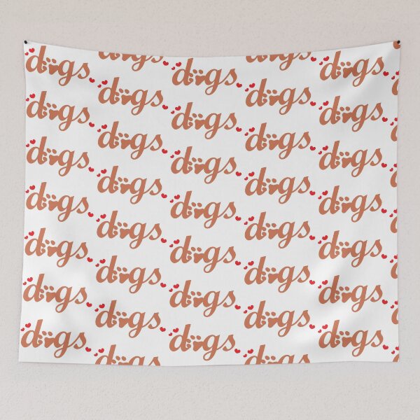 Item preview, Love dogs Sticker Paw Red Plumpy Hearts  designed and sold by Rolographics1.