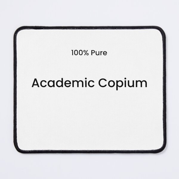 Item preview, Academic Copium Funny Student Exam Stress Meme designed and sold by FANTASYoDarknes.