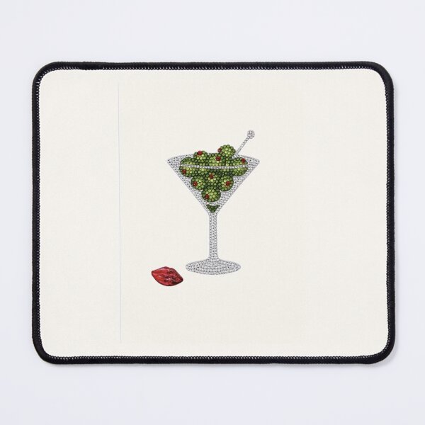 Item preview, Glass of Martini Drink Art Bejeweled designed and sold by MSignature.