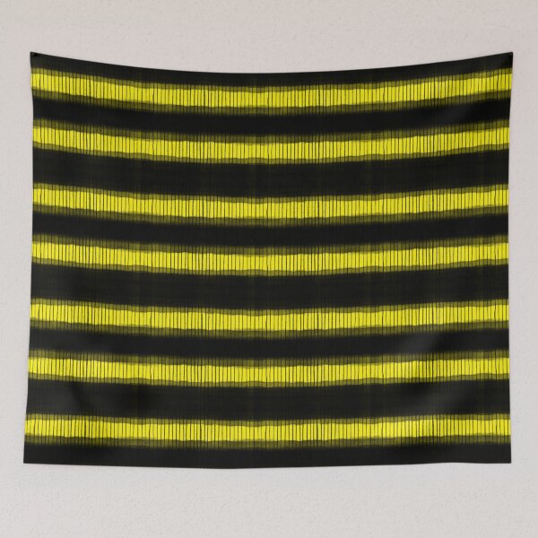 Item preview, Grunge Stripes in Black and Yellow designed and sold by LAEC-Shop.