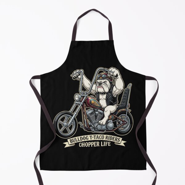 Item preview, Bulldog Chopper Rider Funny Motorcycle Biker Dog designed and sold by Form & Fauna.
