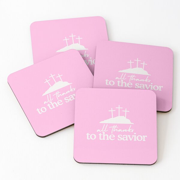 Item preview, All Thanks to the Savior - bubblegum pink designed and sold by oceanblessings.