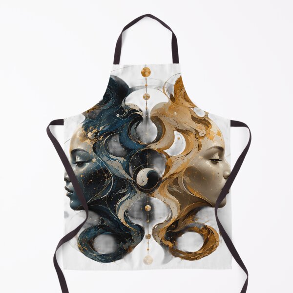 Item preview, Ethereal Iridescent Glow: Modern Abstract Portrait designed and sold by SupernovaNote.