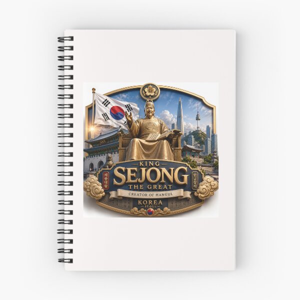 Item preview,  King Sejong Monument Korea 3D Label   designed and sold by PaintMeWorld.