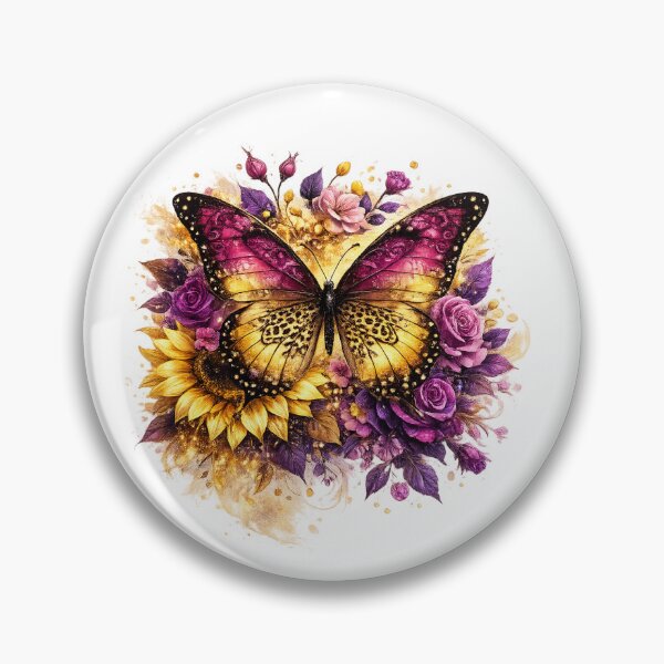 Item preview, Mystic Butterfly Bloom – Floral Fantasy Art designed and sold by afr-saad.
