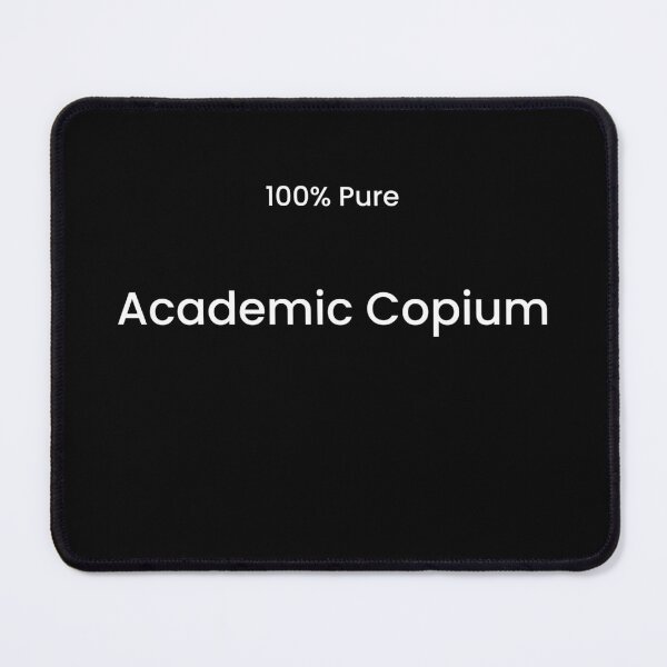 Item preview, Academic Copium Funny Student Exam Stress Meme designed and sold by FANTASYoDarknes.
