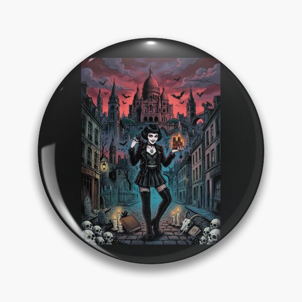Item preview, Amévile: Goth Aesthetic & Occult Paris Comic Art designed and sold by MetalSatyrShop.
