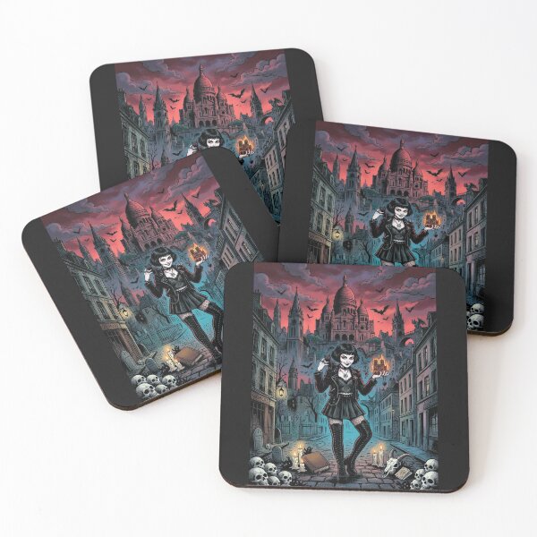 Item preview, Amévile: Goth Aesthetic & Occult Paris Comic Art designed and sold by MetalSatyrShop.