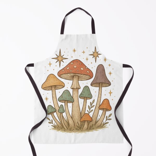 Item preview, Vintage Cottagecore Magical Mushrooms and Stars designed and sold by BY CHOU.