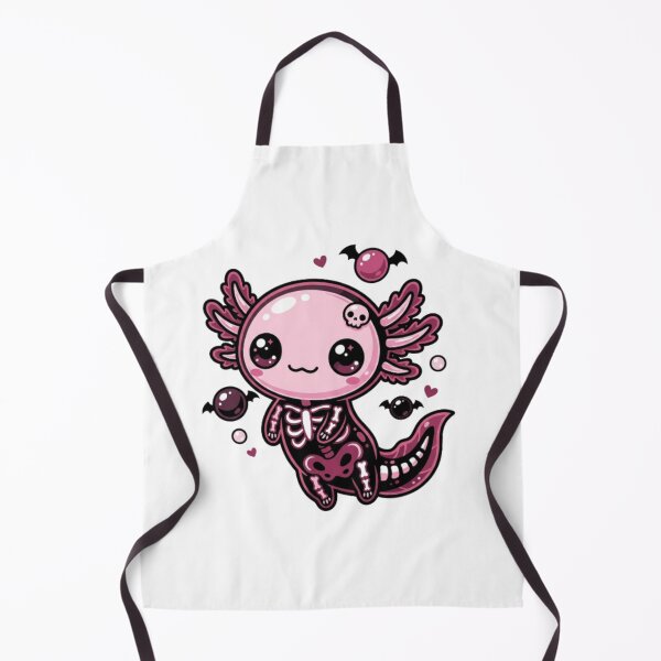 Item preview, Gothic Axolotl Skeleton Kawaii Pastel Goth Salamander designed and sold by CozyDesignsCo.