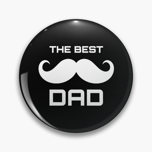 Item preview, The Best Dad Forever Mustache Minimalist Design designed and sold by AnnSign.