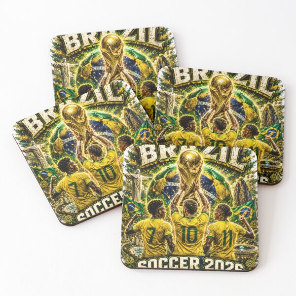 Item preview, Brazil Soccer 2026 Shirt – Brazilian Football Fan Gift designed and sold by UrbanPrintVibes.