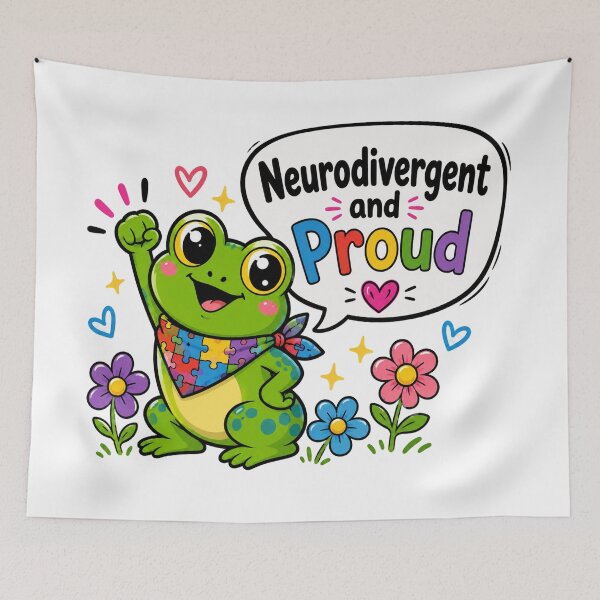 Item preview,  Neurodivergent and Proud designed and sold by Mother Daughter Drawings .