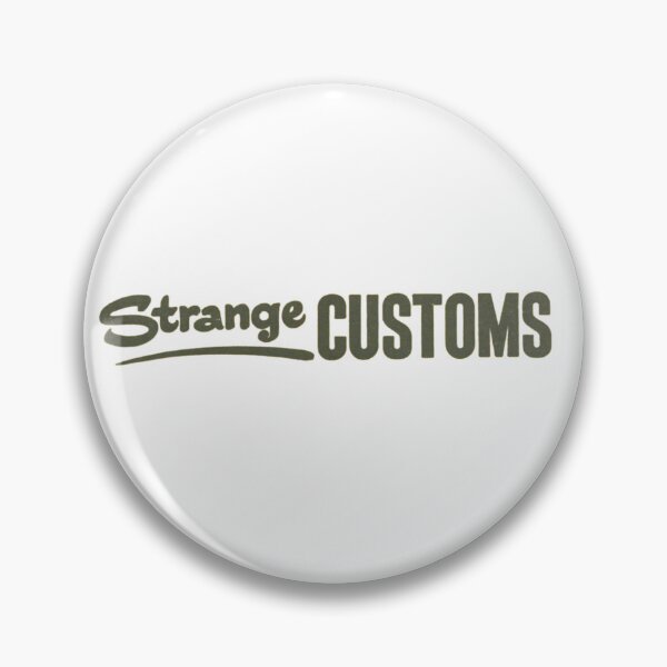 Item preview, Strange Customs Vintage Hot Rod Comic Logo designed and sold by Lilith.3x313 Vault.