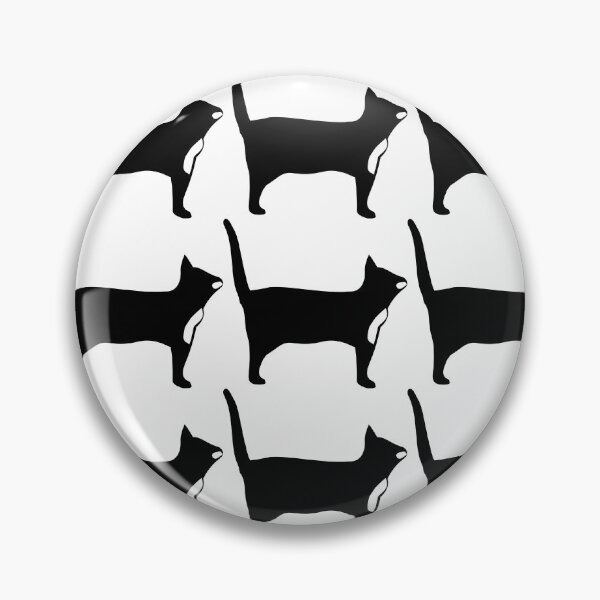 Item preview, The Black Common Cat Illustration Side View  designed and sold by Rolographics1.