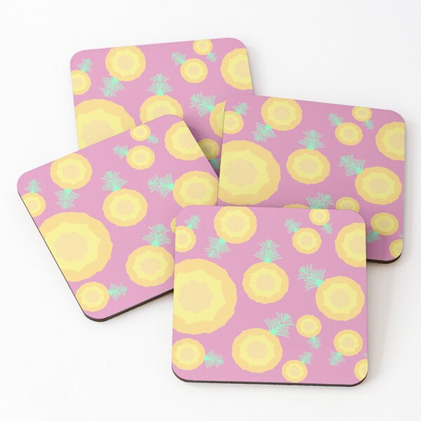 Item preview, Ananas Asteroid pink background spring summer edition designed and sold by French Papyrus Studio.
