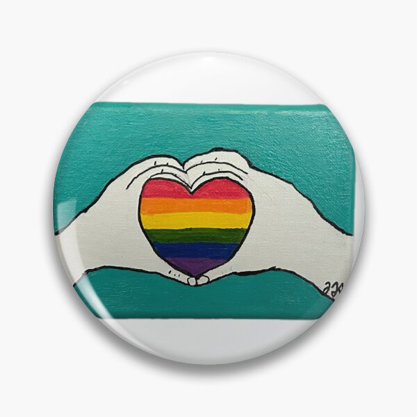 Item preview, Pride Hand Rainbow Heart designed and sold by Colorsoflove613.