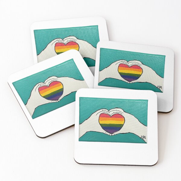 Item preview, Pride Hand Rainbow Heart  designed and sold by Colorsoflove613.