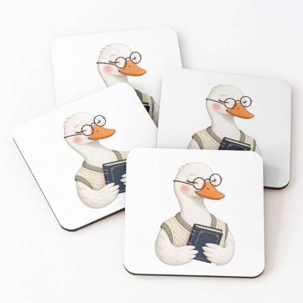 Item preview, Book Club Goose Sticker designed and sold by The Silly goose country club.