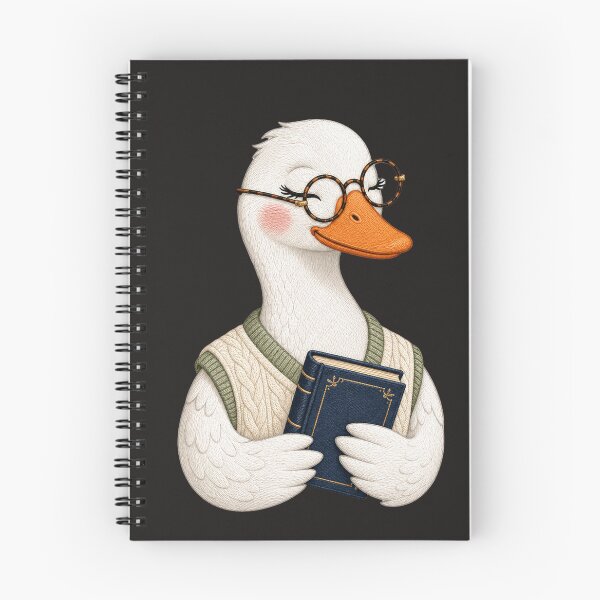 Item preview, Book Club Goose Sticker designed and sold by The Silly goose country club.