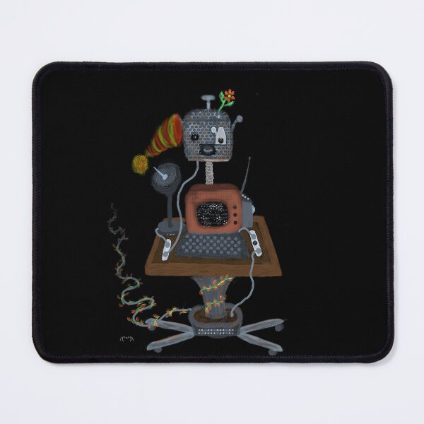 Item preview, Mechanical Reverie - Vintage Robot with Colored Smoke - Surreal Digital Art - Decoration, Fashion & Gifts designed and sold by Pk-Gn- /(°^°)\.