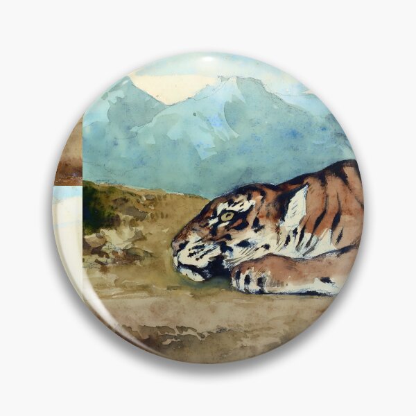 Item preview, The Royal Tiger - Eugene Delacroix designed and sold by Jon-Baran.