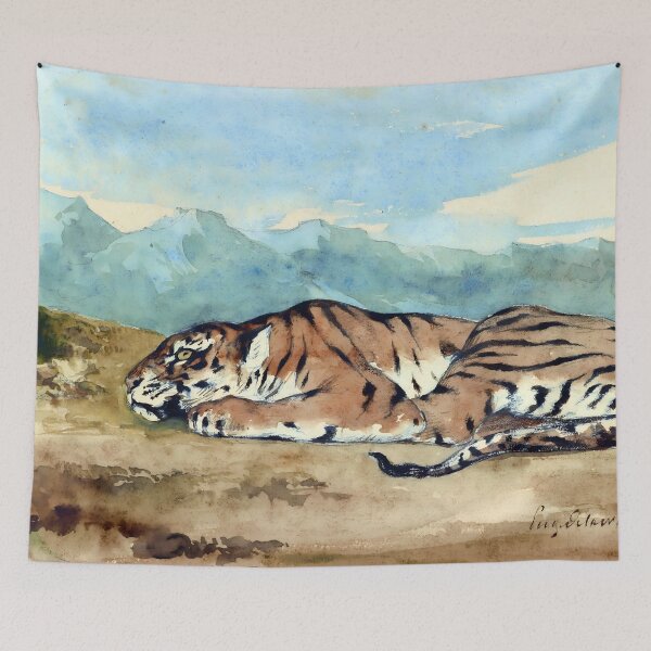 Item preview, The Royal Tiger - Eugene Delacroix designed and sold by Jon-Baran.