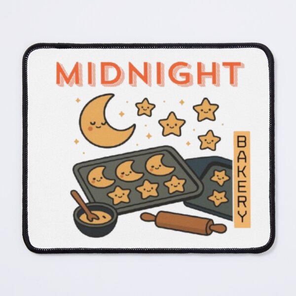 Item preview, Midnight Bakery Cute Kawaii Moon and Star Cookies Art designed and sold by Miheerala.