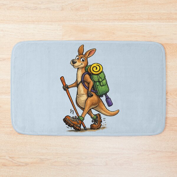 Item preview, Cute Funky Australian Kangaroo Hiking Art Gift Men Woman Kids  designed and sold by Taylor  ART.