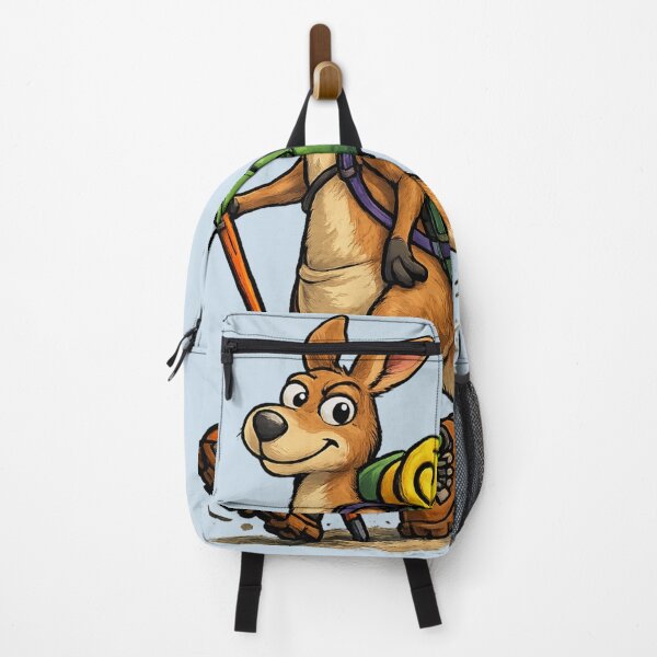 Item preview, Cute Funky Australian Kangaroo Hiking Art Gift Men Woman Kids designed and sold by Taylor ART.