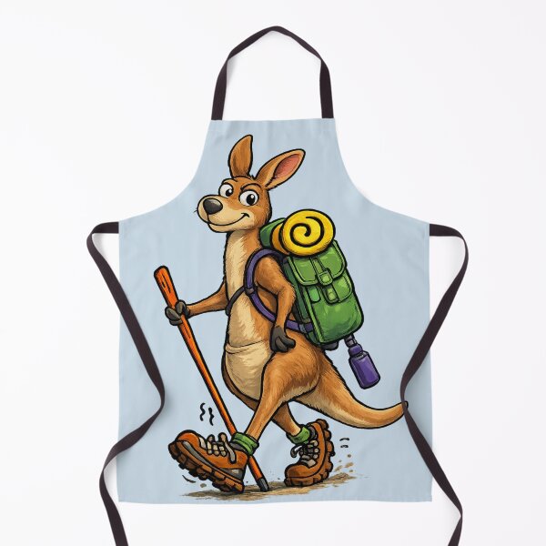 Item preview, Cute Funky Australian Kangaroo Hiking Art Gift Men Woman Kids designed and sold by Taylor ART.