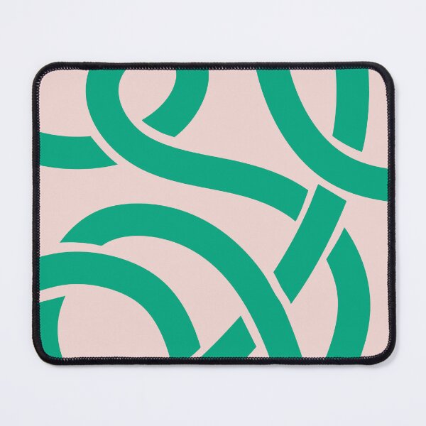 Item preview, Pink Green Minimalistic Abstract Line Art designed and sold by soheedesigns.