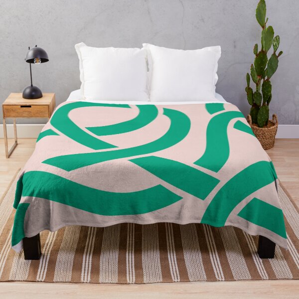 Item preview, Pink Green Minimalistic Abstract Line Art designed and sold by soheedesigns.