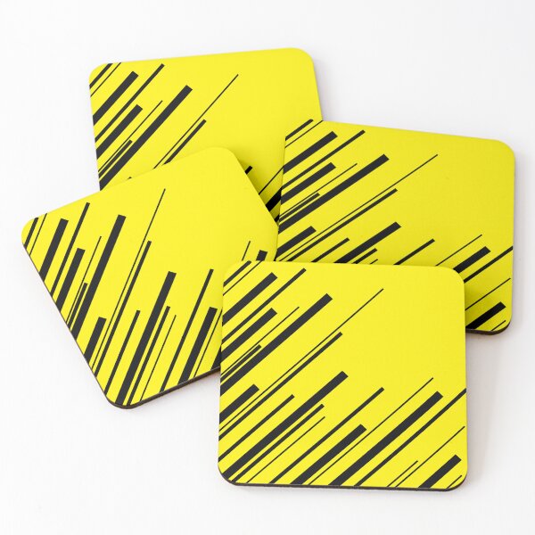 Item preview, Diagonals in Yellow and Black designed and sold by LAEC-Shop.