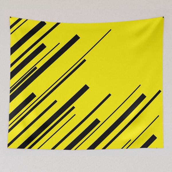 Item preview, Diagonals in Yellow and Black designed and sold by LAEC-Shop.