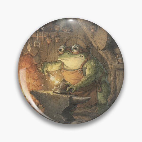 Item preview, The Toad Blacksmith designed and sold by PictorialWhimsy.