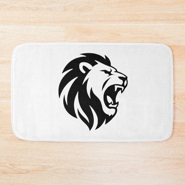 Item preview, Majestic Roaring Lion Line Art designed and sold by Form & Fauna.