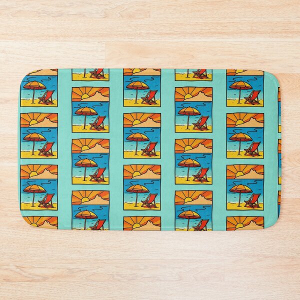 Item preview, Sunny Beach Escape Illustration designed and sold by Sticker-Crafts.