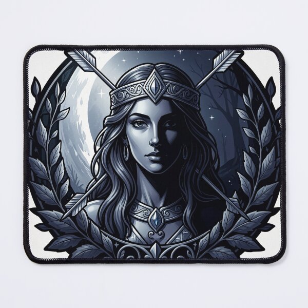 Item preview, Artemis — Goddess of the Hunt | Moon & Arrows Emblem designed and sold by NoctPrints.