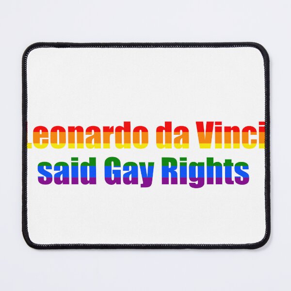 Item preview, Leonardo da Vinci Said Gay Rights designed and sold by skeleton-richart.