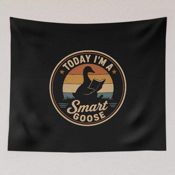 Item preview, Today I'm a Smart Goose Funny Goose designed and sold by DemureArtsy.