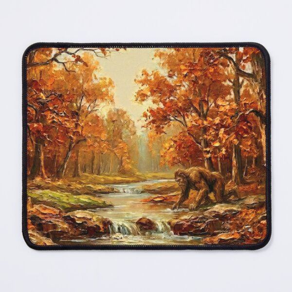 Item preview, 1970s Style Decor Art | Sasquatch Sips from the Creek designed and sold by CMY Designs.