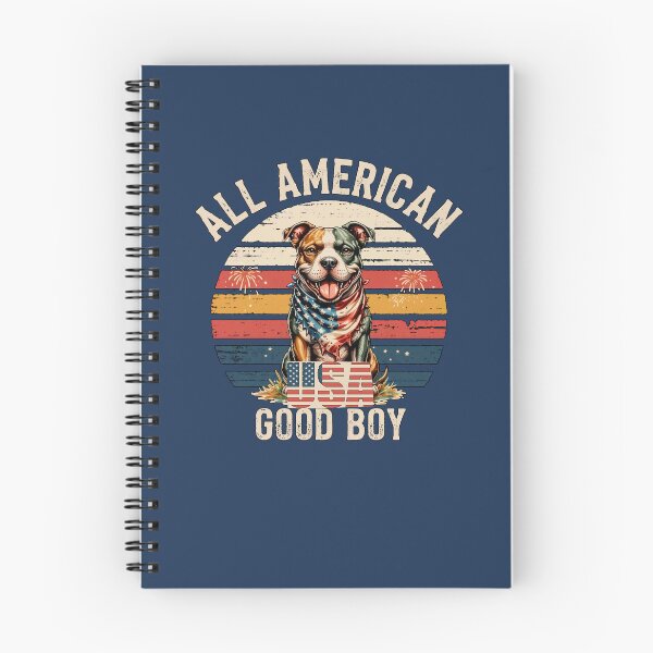 Item preview, All American Good Boy Pitbull Dogs 4th of July Dog designed and sold by tamdevo1.