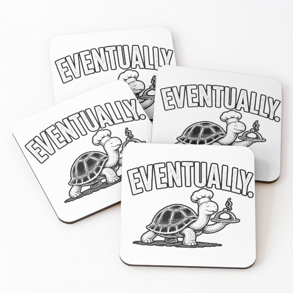 Item preview, Eventually Turtle Chef – Funny Kitchen Humor designed and sold by supersanko.