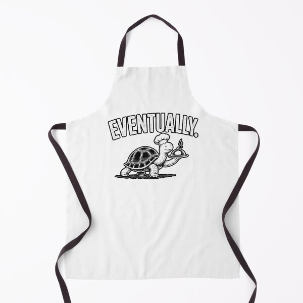 Item preview, Eventually Turtle Chef – Funny Kitchen Humor designed and sold by supersanko.