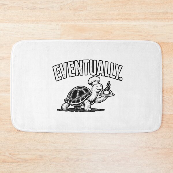 Item preview, Eventually Turtle Chef – Funny Kitchen Humor designed and sold by supersanko.