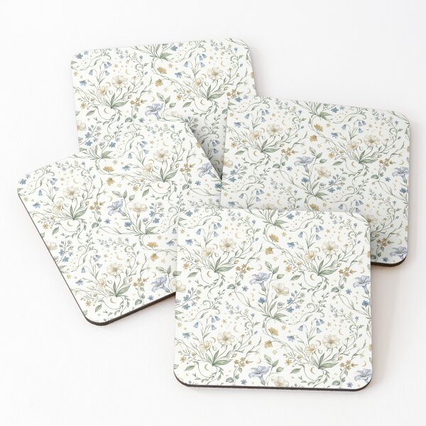Artikelvorschau, Moonlit Wildflower Meadow Seamless Pattern entworfen und verkauft von MoonwoodStudio.